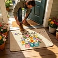 thumbnail image 1 of Welcome Doormat Collection, Front Door Mats for Indoor Outdoor Spring Summer Fall Patriotic Floral Entryway Rug Decor, 1 of 7