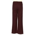 thumbnail image 4 of Sholeno Boys School Trousers with Belt Loop Slim Fit Elasticated Waist School Uniform Burgundy 10, 4 of 8