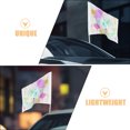 thumbnail image 6 of 12 Pcs Car Decoration Flag Flag Pole Handheld Flags White Small Mini Flags Flags on Sticks Flags Waving Flags, 6 of 6