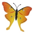 thumbnail image 3 of 12 piezas/juego de pegatinas de pared con forma de mariposa de simulación 3D, calcomanías artísticas para pared (amarillas), 3 of 8