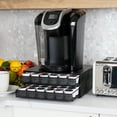thumbnail image 4 of Mind Reader Single Serve Coffee Pod Organizer with 2 Drawers, 72 Pod Capacity, Metal, Black, 4 of 8