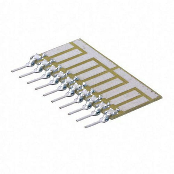 10 Pin SIP Discrete Surface Mount Integrated Circuit Adapter (1" x 0.5")