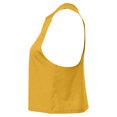 thumbnail image 3 of Bella + Canvas - Camiseta sin mangas con espalda de nadador para mujer (Mostaza de Brezo), 3 of 3