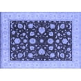 thumbnail image 1 of Ahgly Company Indoor Rectangle Oriental Blue Industrial Area Rugs, 4' x 6', 1 of 4