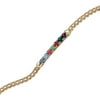 Personalized Planet Family 14kt Gold-Plated Birthstone Bracelet, 7.5"