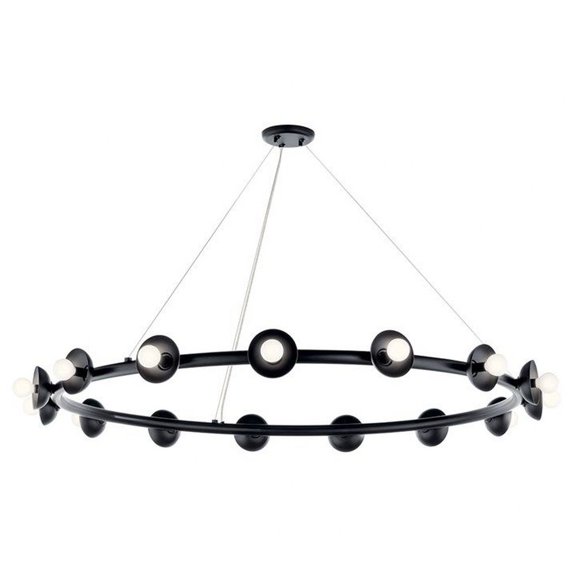 Kichler Lighting - Palta - 15 Light Chandelier In Modern Style-4.25 Inches Tall