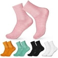 thumbnail image 1 of Greenadscape 5 Pares Calcetines De Yoga Y Pilates Con Dots Antideslizantes Cómodos Y Transpirables, 1 of 7