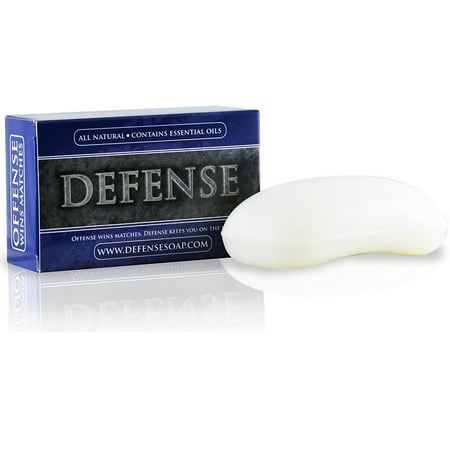 Defense Soap Bar | Contains 100% Natural and Herbal Pharmaceutical Grade Tea Tree and Eucalyptus (Best All Natural Soap)