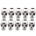thumbnail image 2 of 10pcs Skull Spacer Beads DIY Accessories for Necklace / Bracelets / Earrings Making (Silver), 2 of 4