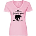 thumbnail image 3 of Inktastic Grammie Bear Grandma Women's V-Neck T-Shirt, 3 of 5