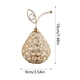 thumbnail image 3 of Adornos navideños con cuentas de cristal brillantes, adorno decorativo de piña, figura de fruta artificial nórdica, estatua, decoración de mesa navideña para el hogar, boda, fiesta, festival, colgante, 3 of 6