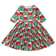 thumbnail image 4 of Wangmeiwg Girls' Dresses Girls Christmas Dresses Fall Winter Girls Long Sleeve Dress Christmas Outfit Girls Christmas Toddler Girl Outfit 11-12 Years, 4 of 4