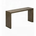 thumbnail image 4 of Modern Paulownia Solid Wood Veneer Console Table for Foyer, Living Room, or Entryway, 4 of 12