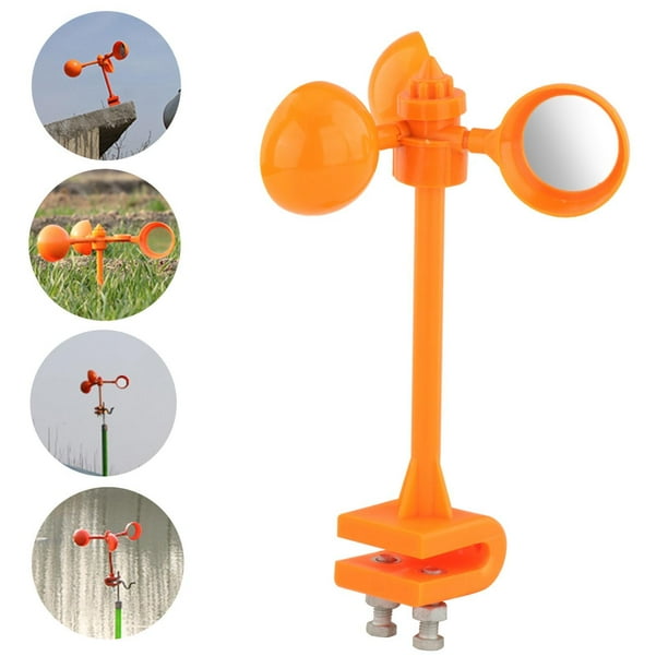 Dispositivo giratorio reflectante de 360 grados disuasorio naranja para de césped de palomas 19x295cm Cola Repelente de pájaros