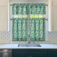 thumbnail image 3 of Kitchen Curtains 36 Inch Short - 3 Panel Set with Cute Bumble Bee and Honeycomb Print, Rod Pocket Window Curtain, 100% Polyester for Bee Lovers, Farmhouse, Kitchen, Living Room, Easy Wash, 3 of 6