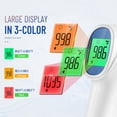 thumbnail image 3 of Forehead Thermometer for Adults, Kids & Babies, No-Touch Infrared Thermometer, Digital Thermometer with LCD Backlight Display, Fever Alarm and 1s Instant Reading, 3 of 8