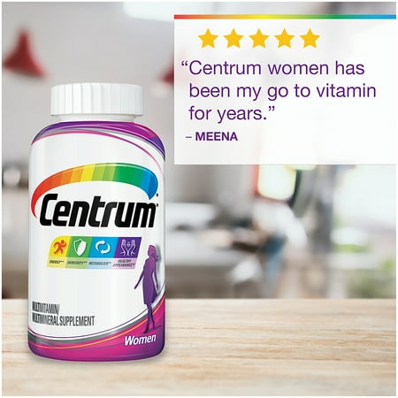 Centrum Multivitamins for Women, Multivitamin/Multimineral Supplement - 250 Count