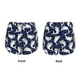 thumbnail image 5 of Qekee Angry Shark for 2 in 1 Flowy Running Shorts for Women High Waisted Gym Tennis Shorts Double Layer Shorts with Pocket, 5 of 9