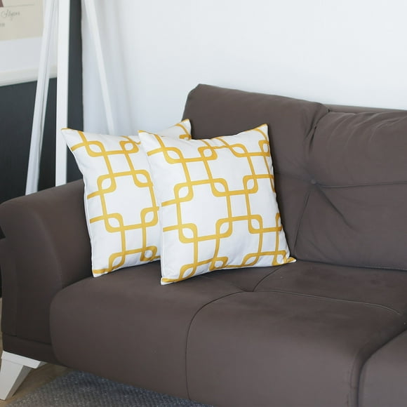Housse de Coussin Carrée 18 Pouces (Ensemble de 2)