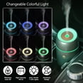 thumbnail image 4 of Earnest Living Essential Oil Diffusers Aluminium Car Air Fresheners Humidifier for Essential Oils Car Aromatherapy Diffuser 100ml Car Diffuser Timers Night Light Auto Off USB Portable Green Gift, 4 of 8