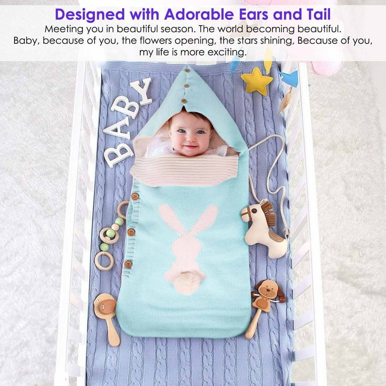 Baby Stroller Sleeping Bag Swaddle Blanket Wrap Winter Warm Hooded