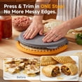 thumbnail image 7 of 4 in 1 Tortilla Sealer Crimper Tool - Large Burrito Wrap Maker Press for Quesadillas, Empanadas, Tacos - Easy Seal Kitchen Gadget for Flour and Corn Tortillas, 7 of 7