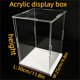 thumbnail image 3 of 1 caja de exhibición de acrílico transparente, vitrina de protección a prueba de polvo para almacenamiento, adecuada para muñecas/juguetes/objetos de colección, 3 of 5