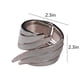 thumbnail image 3 of Xihbxyly Abrazaderas de Plumas para Cortinas, Elegante Diseño de Metal, con Detalles de Diamante, Instalación Sencilla Sin Perforaciones, para Oficina, Sala de Estar y Dormitorio, 5,8 Cm de Diámetro,, 3 of 6