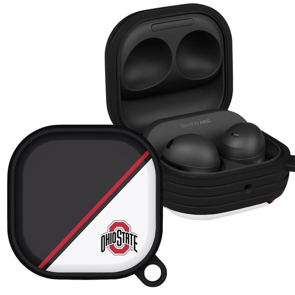 Ohio State Buckeyes Champion Series HDX Case Cover Compatible with Samsung Galaxy Buds Pro & Buds Live by Affinity Bands