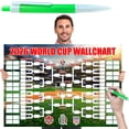 thumbnail image 1 of Póster Zeptrix Calendario del Mundial 2026 53 x 37 cm, 1 of 7