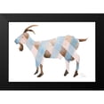 thumbnail image 2 of Pinto, Patricia 24x18 Black Modern Framed Museum Art Print Titled - The Plaid Goat, 2 of 5