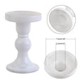 thumbnail image 3 of Set de portavelas BTGLLAS de cristal blanco con soporte de cristal, 3 of 7