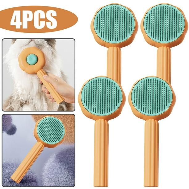 Herramienta Aseo para Gatos Y Cepillo Multifuncional () Naranja
