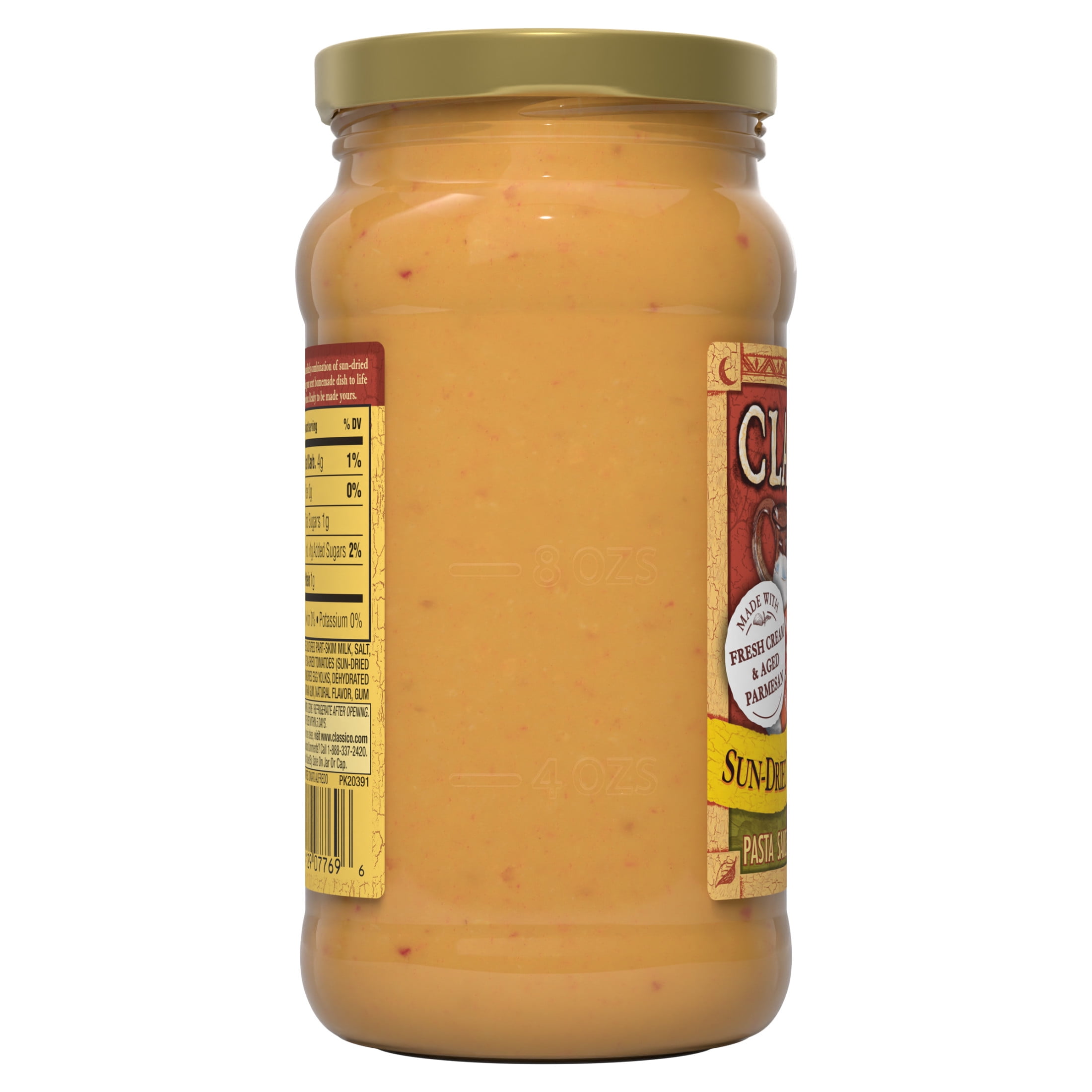 Classico Sun-Dried Tomato Alfredo Pasta Sauce, 15 oz Jar