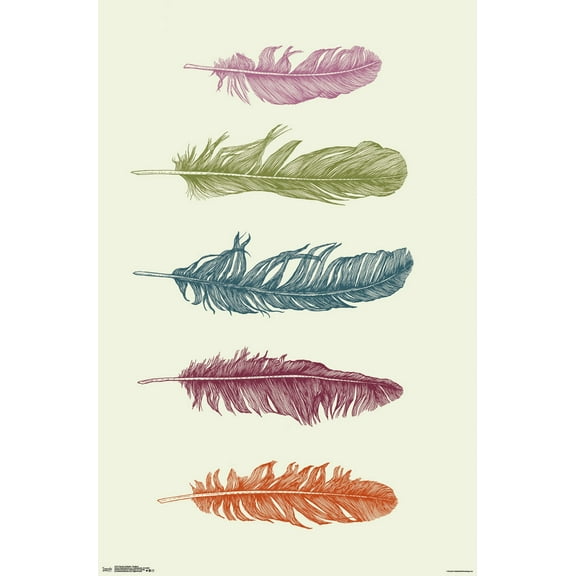 Rachel Caldwell - Feathers Wall Poster, 22.375" x 34"