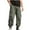Army Green, variant on Mlzmgr Cargo Pants for Men with Multi Pockets Loose Fitted Pants Summer Outdoor Active Camping Pants