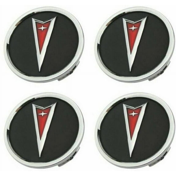 Chrome Wheel Center Cap Set 2004-2006 Pontiac GTO and 2008-2009 G8 GT GXP