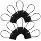 thumbnail image 5 of BESTYASH 10Ud Bolsa Para Flores Con Asa En Kraft Negro Con Fondo Firme Para Regalos, 5 of 8