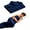 Dark blue, variant on Sleep Pod, 360° Wrap Wearable Blanket, Breathable Stretch Fabric Sleep Sack, Hug Pressure Therapy Compression Sack, Kids Teens & Adults (Dark blue-XS-55inch/14inch)