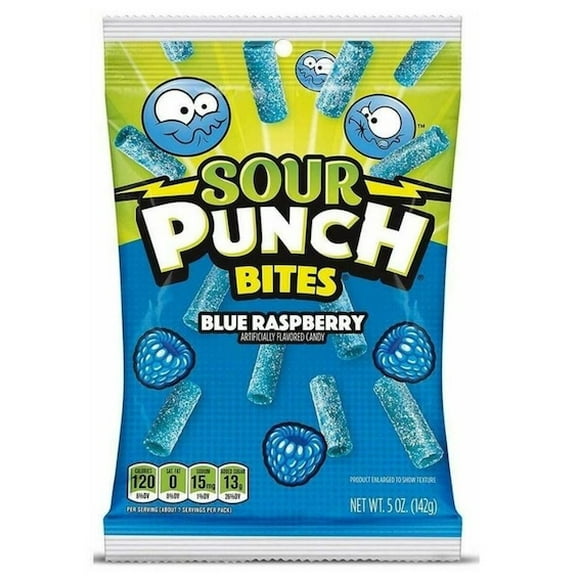 Sour Punch Bites Blue Raspberry 142g