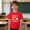 Red 1, variant on FAHXNVB Back To School T-Shirts for Girls Crewneck Soft Cotton Breathable Tees Tops Retro Graphic Print Casual Fashion Shirts 3-10 Years