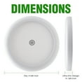 thumbnail image 4 of Facon 4.5" DC 12V RV LED Dome Light Fixture with Touch Dimmable Switch, 4W RV Boat LED Ceiling Puck Light, Ultra Slim RV Interior Lighting for RV/Trailer/Camper/Boat Warm White 3400K, 6 Pack, 4 of 10