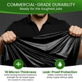 thumbnail image 2 of Betta 40-45 Gallon Black High-Density Trash Bags, 200 Count Box, (40x48-inch) Commercial Medium-Duty Garbage Can Liners, 2 of 7
