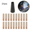 thumbnail image 2 of chengsi Gasless Flux Nozzle Tip 030/0.8 Mm Tip 035 /0.9mm Tip FC90 MIG Accessories Nozzle Contact Tips Torch Welding Accessories, 2 of 10