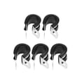 thumbnail image 5 of TOP-MAX 5Pcs Rubber Cushioned Cable Clamp R-Style Black Cable Clamps Stainless Steel Hose Clamp, 5 of 8
