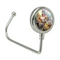 thumbnail image 2 of Times Square New York Selfie Elephant Giraffe Lion Zebra Purse Bag Hanger Holder Hook, 2 of 5