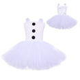 thumbnail image 1 of Falda de baile congelada para niñas Snow Treasure, disfraz de actuación para niños, muñeco de nieve navideño jugando, disfraz de Snow Treasure, 1 of 6