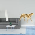 thumbnail image 2 of Elegante pantalla de lámpara de pie de papel con diseño de dorado, acogedora decoración para sala de estar, cubierta de lámpara de pie con es, 2 of 8