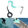 thumbnail image 6 of Vsenkes Coiled Surfboard Leash Lightweight Paddle Leash for Outdoor Shortboard Kayak Light Blue, 6 of 9