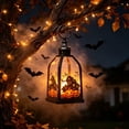 thumbnail image 5 of IFRINID Halloween Pumpkin Lantern with LED Light, Portable Tabletop Decoration Lamp for Party, Window Display and Holiday Decor,Pumpkin style, 5 of 7